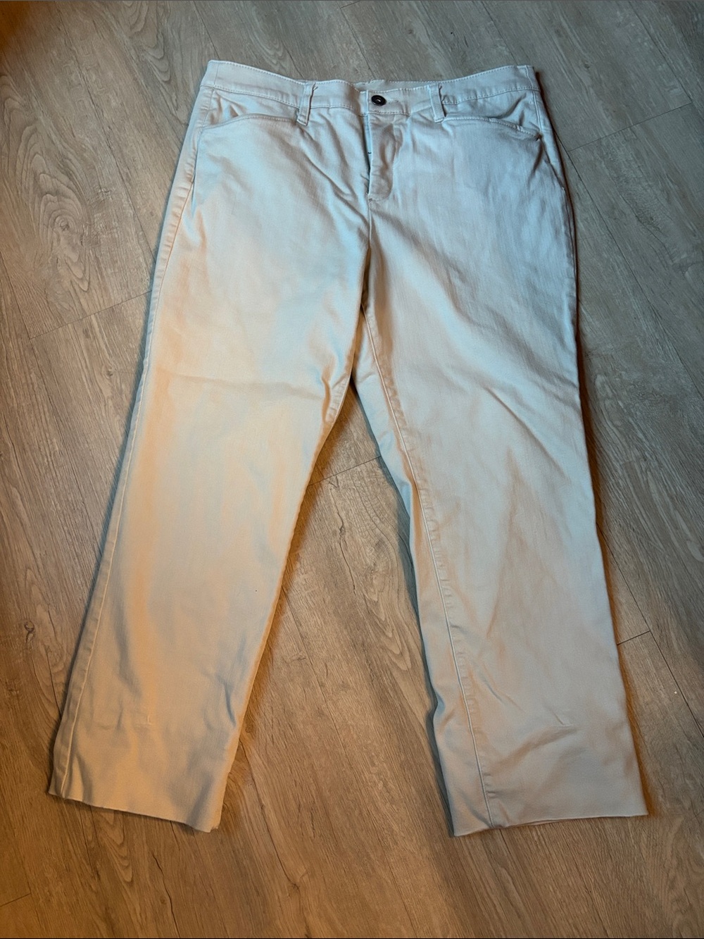 Christopher & Banks Light Cream Chino Pants